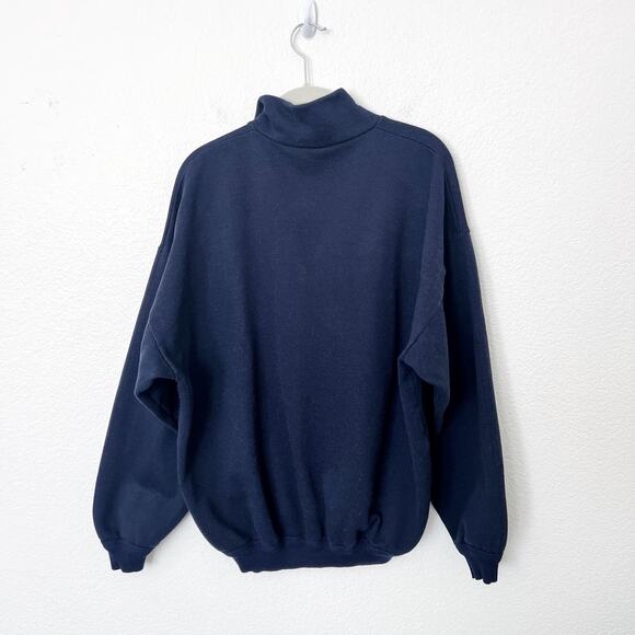 [Vintage] Navy Capri Beach Club Graphic Print Oversized Sweatshirt Size Medium M - Picture 2 of 12